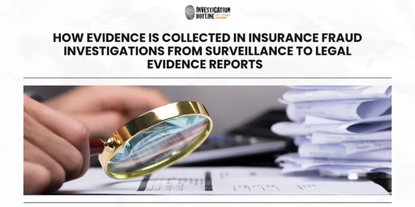Magnifying glass over documents