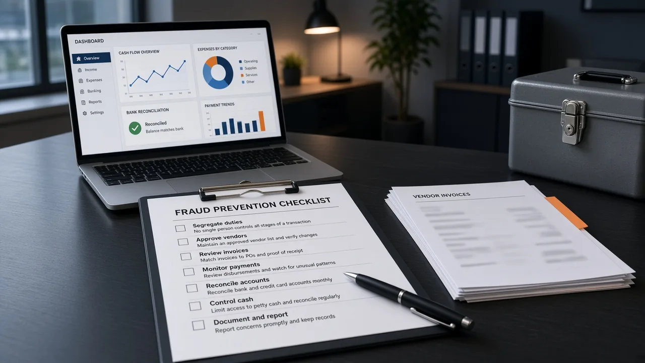 Fraud prevention checklist